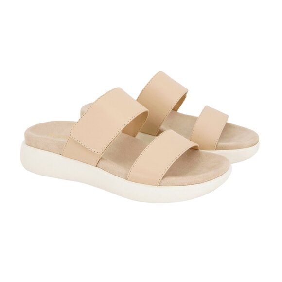 Kensie Women's Size 10 Jipsy Nude Adjustable FIt Sandals NWB - Picture 1 of 7